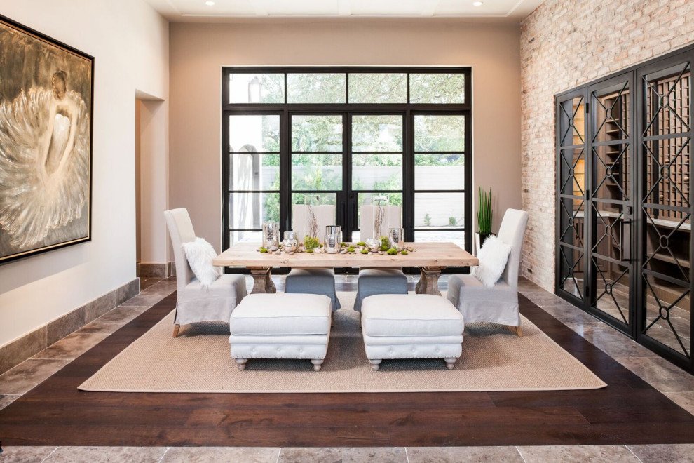Custom iron wine cellar doors